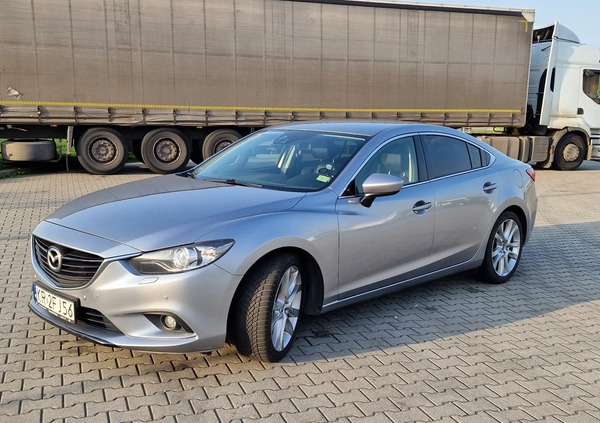 Mazda 6 cena 45700 przebieg: 253000, rok produkcji 2014 z Opalenica małe 191